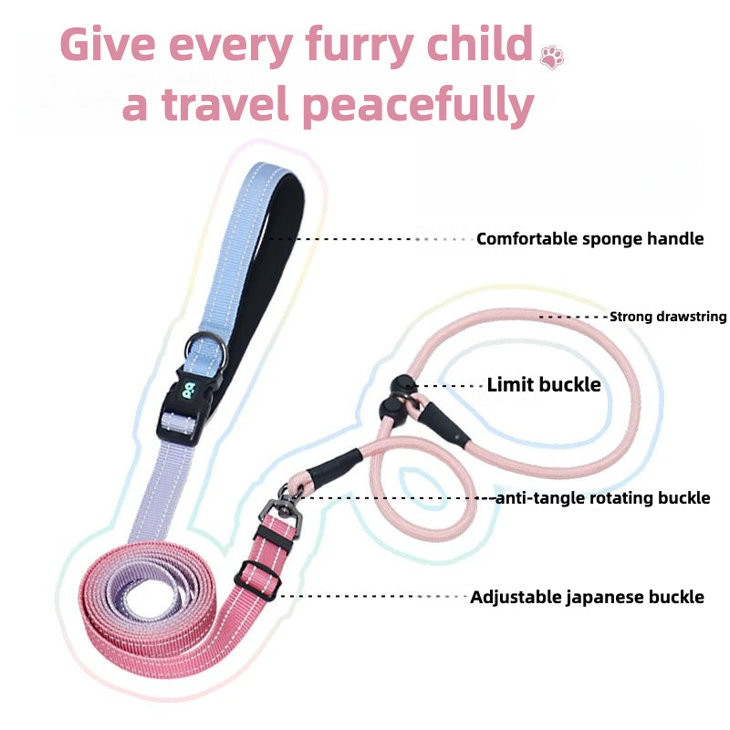 Hands-free dog leash, crossbody dog leash, with car seat belt, suitable for walking, jogging, hiking, traveling, etc.