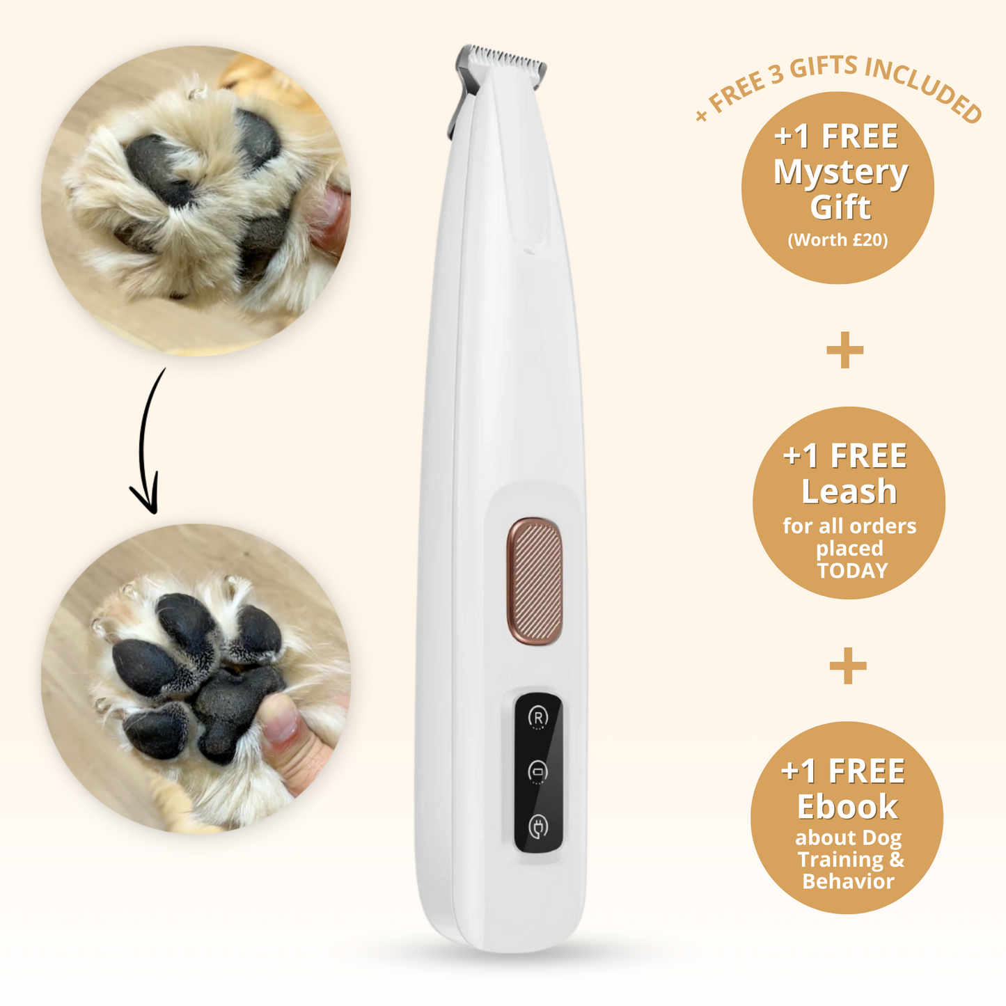 Pawbb™ 3 in 1 Electric Dog Trimmer