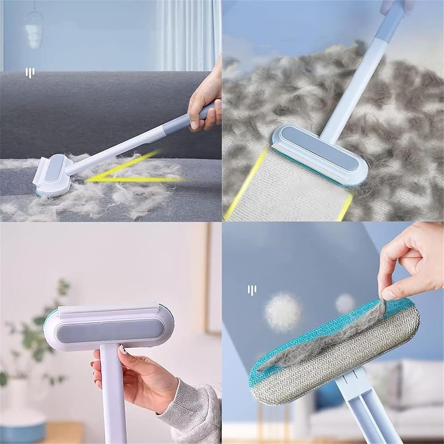 Pet Hair Cleaning Brush, Pet Hair Remover for Couch, Reusable Lint Remover Brush, for Pet Owners