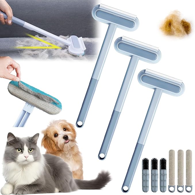 Pet Hair Cleaning Brush, Pet Hair Remover for Couch, Reusable Lint Remover Brush, for Pet Owners