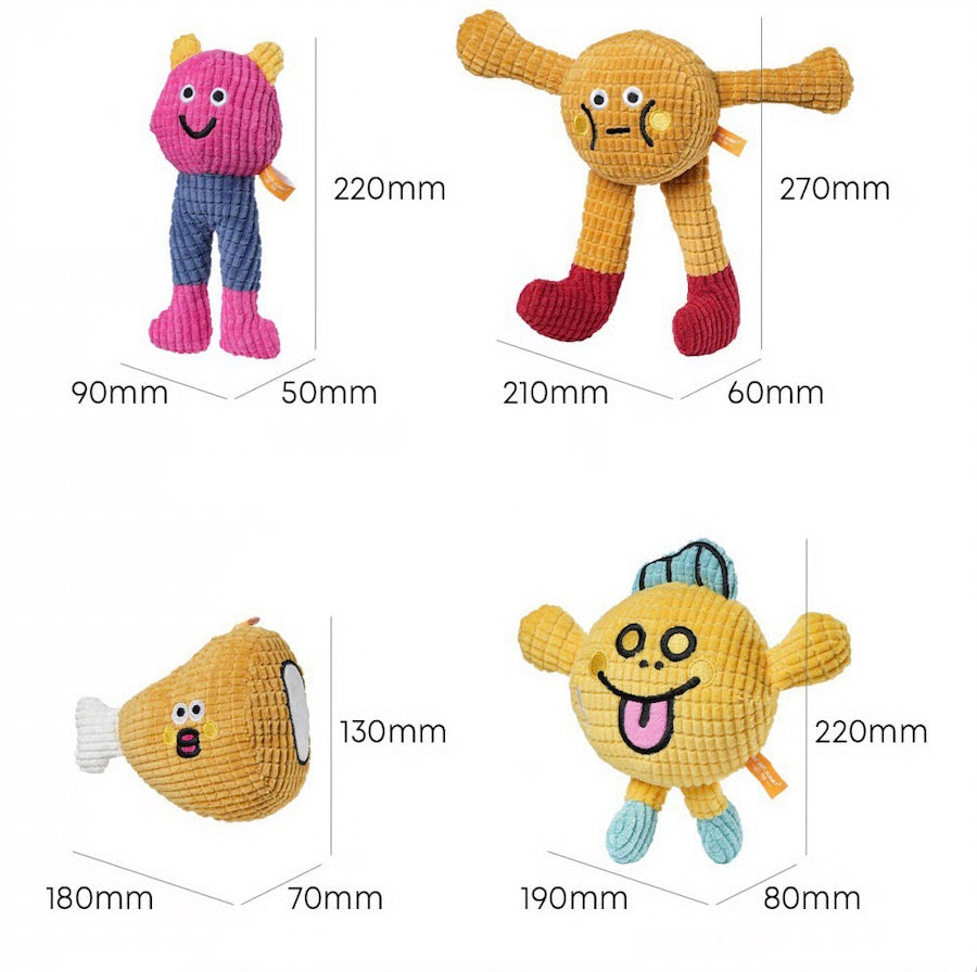✨Hot Sale🎁 Interactive Plush Cat Squeaky Toy