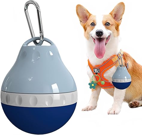 2-in-1 Portable Pet Water Bottle: Leakproof Dog Water Dispenser with Collapsible Feeder Bowl for Outdoor Dog Travel
