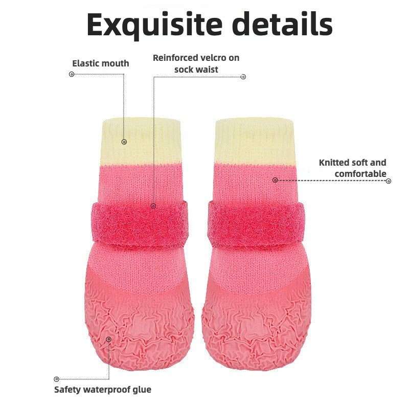 New pet shoes to protect the soles of feet