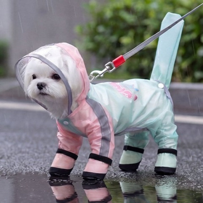 FullâCoverage 4âLeg Dog Raincoat