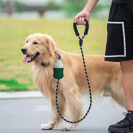 2-in-1 Portable Pet Water Bottle: Leakproof Dog Water Dispenser with Collapsible Feeder Bowl for Outdoor Dog Travel