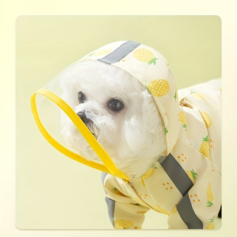 Full‑Coverage 4‑Leg Dog Raincoat