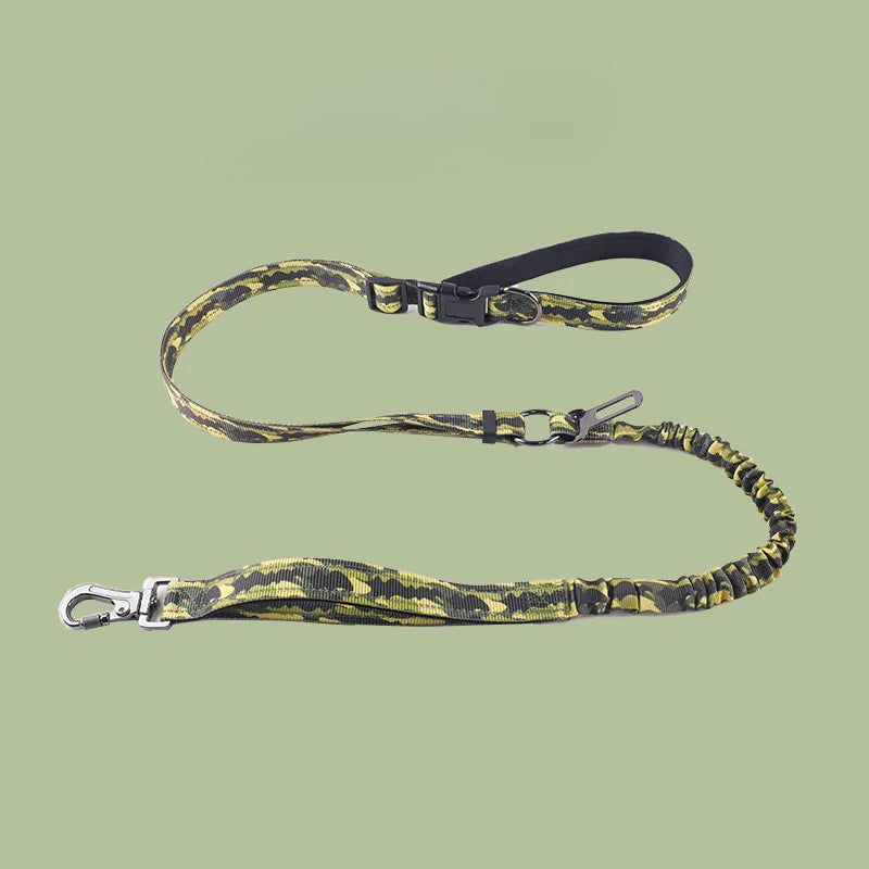 Hands-free dog leash, crossbody dog leash, with car seat belt, suitable for walking, jogging, hiking, traveling, etc.