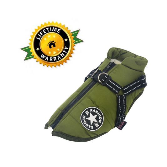 Pawbb™ - Harnais de veste imperméable-Vert