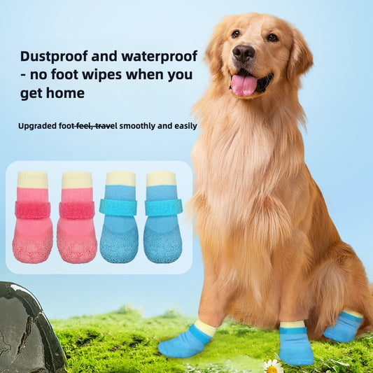 New pet shoes to protect the soles of feet
