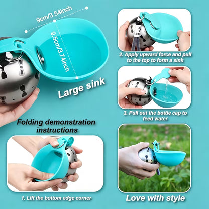 Spherical Leakproof Pet Water Cup