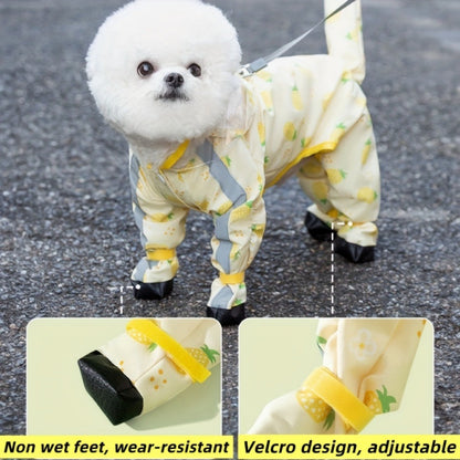 Full‑Coverage 4‑Leg Dog Raincoat
