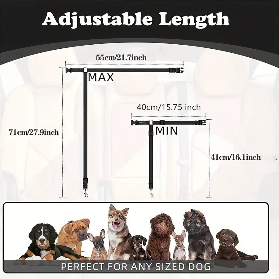 Headrest Car Dog Safety Seatbelt