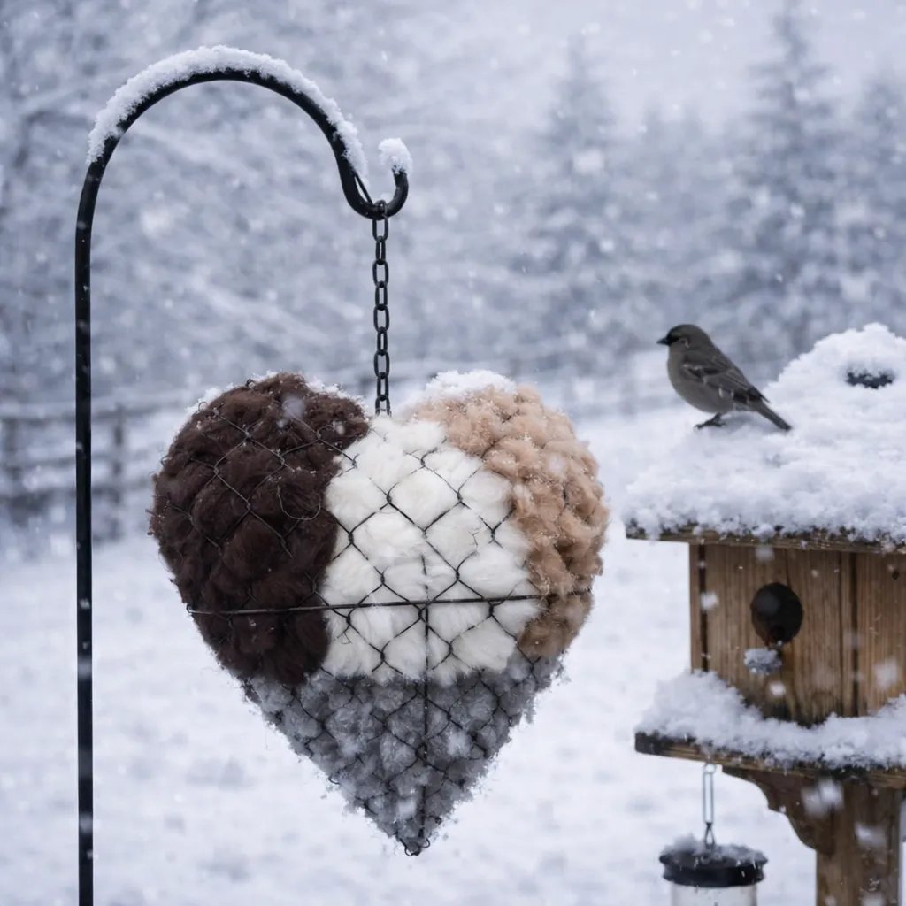 🔥LAST DAY 60% OFF - ☁ Handmade Alpaca Fiber Bird Nesting Heart 🏡 Buy 2 Free Shipping 💕