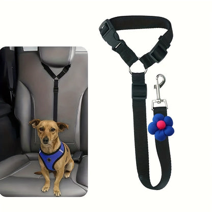 Headrest Car Dog Safety Seatbelt