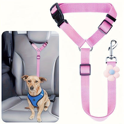 Headrest Car Dog Safety Seatbelt