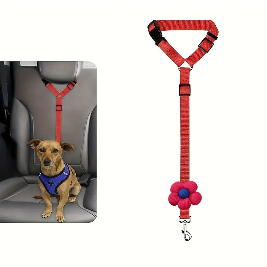 Headrest Car Dog Safety Seatbelt
