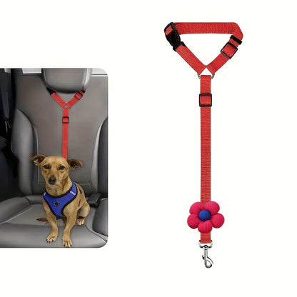 Headrest Car Dog Safety Seatbelt