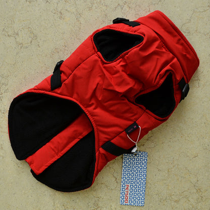 Warm Padded Dog Vest with Harness