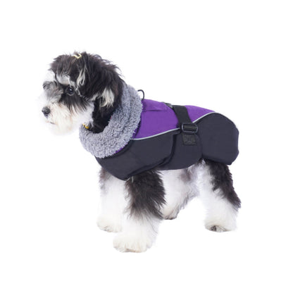 Waterproof Solid Color Stitching Dog Jacket