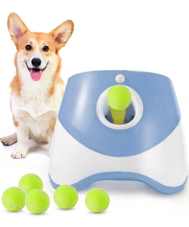Automatic Dog Ball Launcher & Manual Treat Reward Launcher Toy