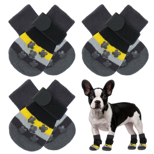 3 Pair Warm Dog Socks