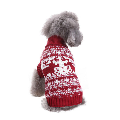 Elk Christmas Sweater for Dogs