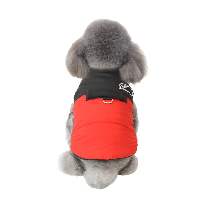 Zip Turtleneck Dog Jacket with D-ring