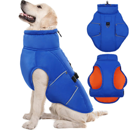 Dog Winter Coat Reflective Adjustable Dog Jacke