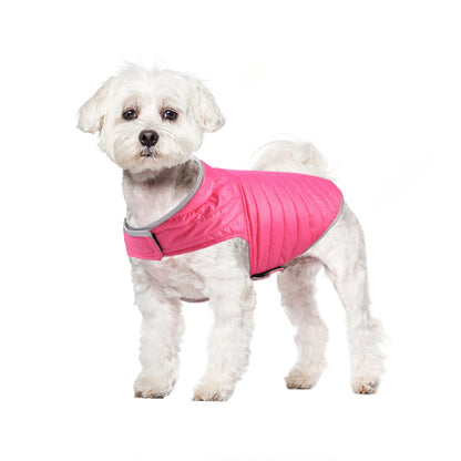 Reversible Waterproof Dog Jacket for Winter