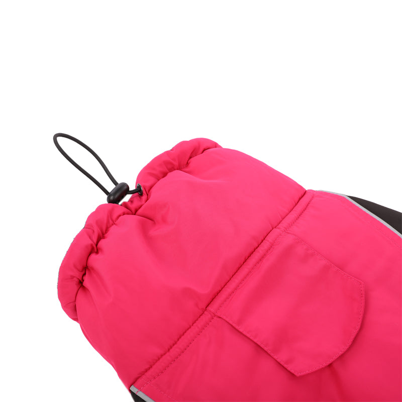 Waterproof Solid Color Stitching Dog Jacket