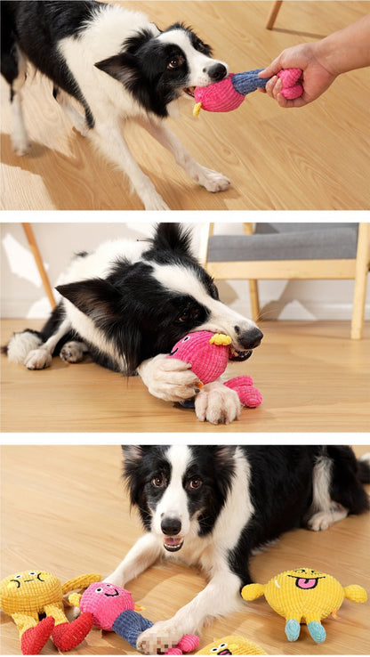 ✨Hot Sale🎁 Interactive Plush Cat Squeaky Toy