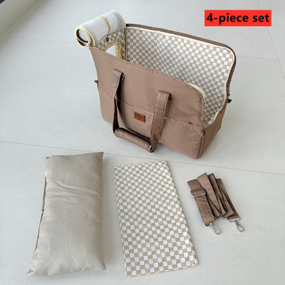 Breathable Hands-Free Pet Sling Carrier – Adjustable Crossbody Bag for Small Dogs & Puppies