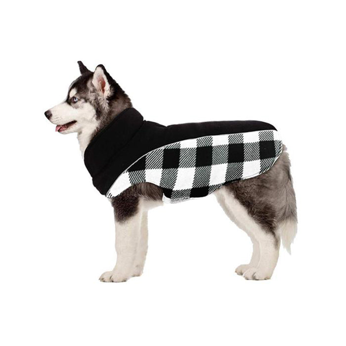 Scottish Plaid Reversible Dog Winter Jacket