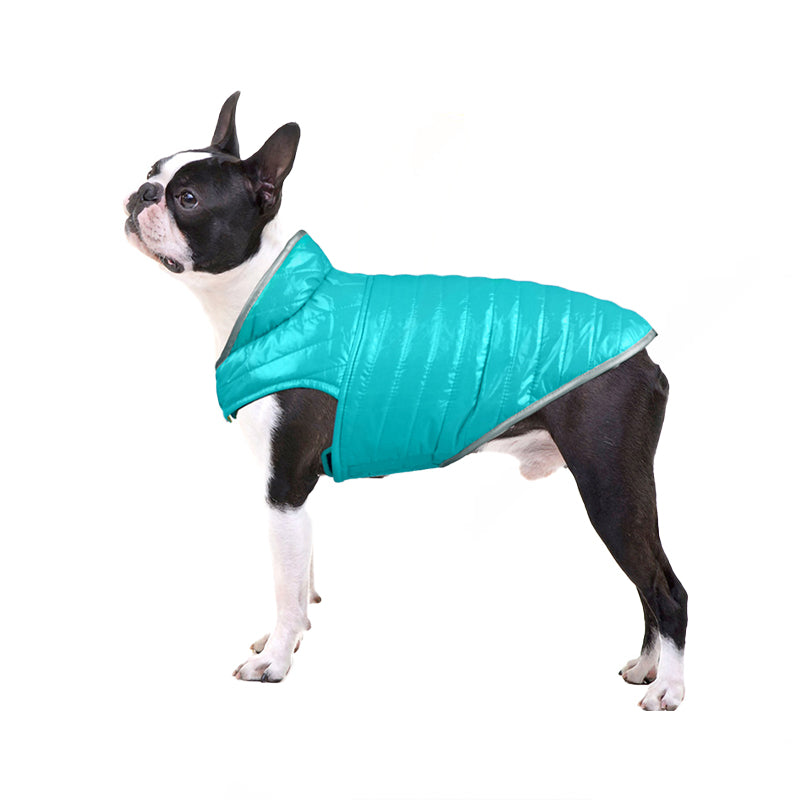 Reversible Waterproof Dog Jacket for Winter