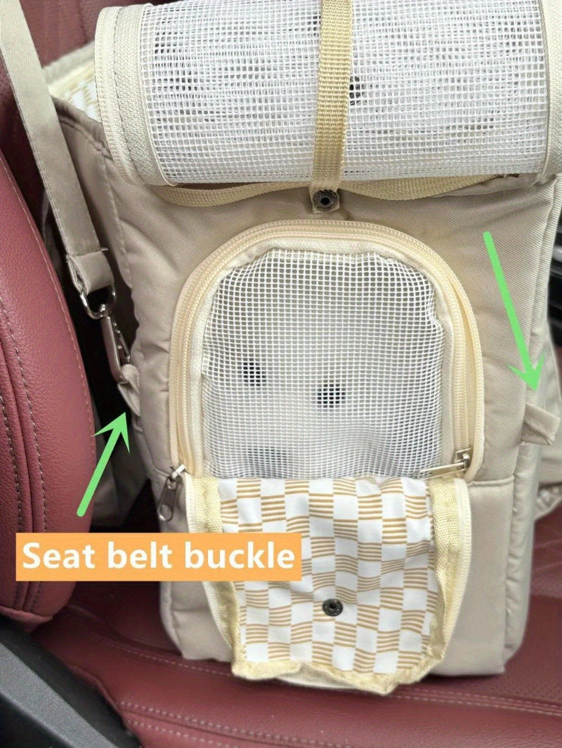 Breathable Hands-Free Pet Sling Carrier – Adjustable Crossbody Bag for Small Dogs & Puppies