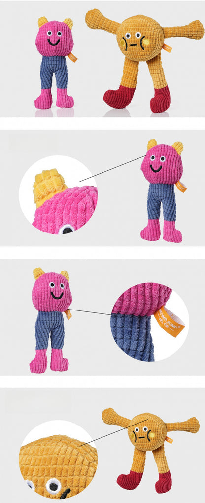 ✨Hot Sale🎁 Interactive Plush Cat Squeaky Toy
