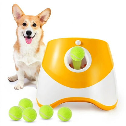 Automatic Dog Ball Launcher & Manual Treat Reward Launcher Toy