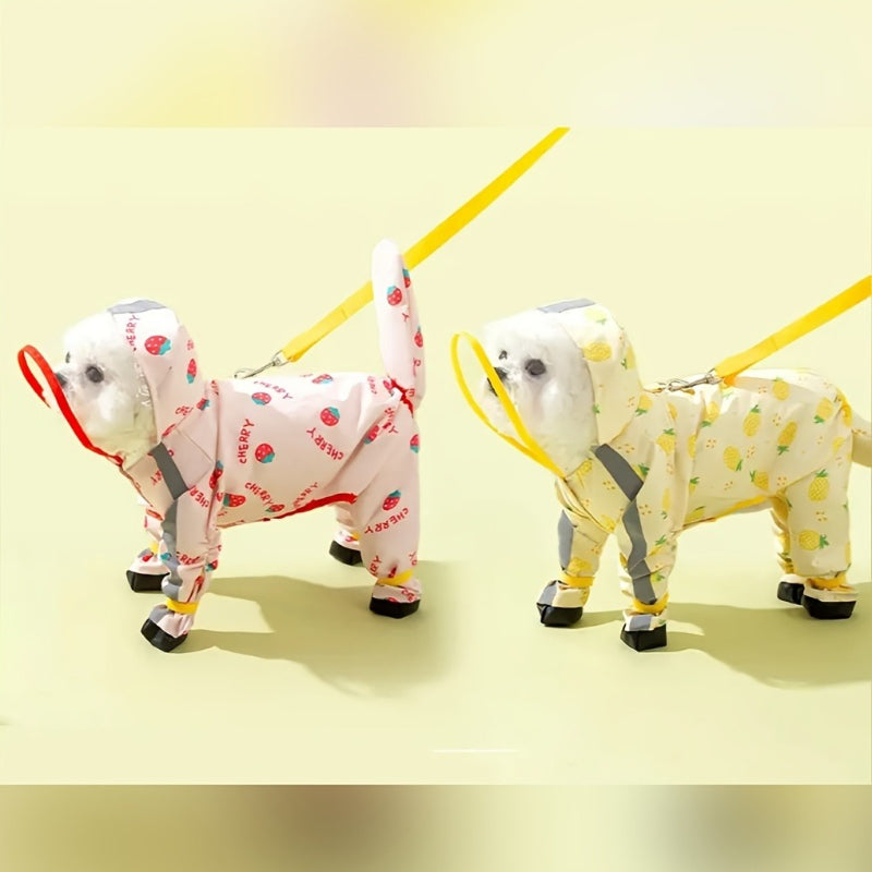 Full‑Coverage 4‑Leg Dog Raincoat