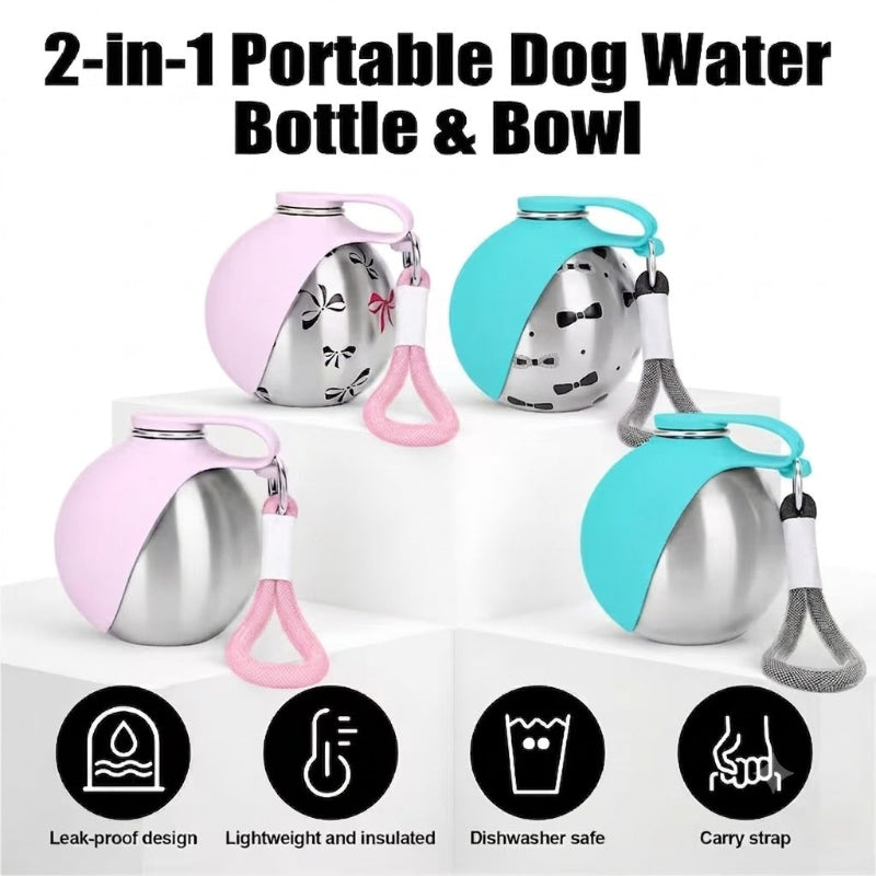 Spherical Leakproof Pet Water Cup