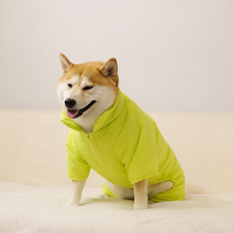 Long Sleeve Dog Jacket with Zipper