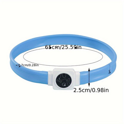 USB Rechargeable LED Dog Collar