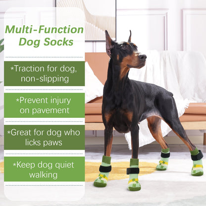 3 Pair Warm Dog Socks