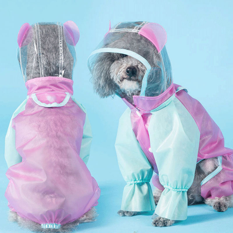 Four-Legged Cute Raincoat for Dogs