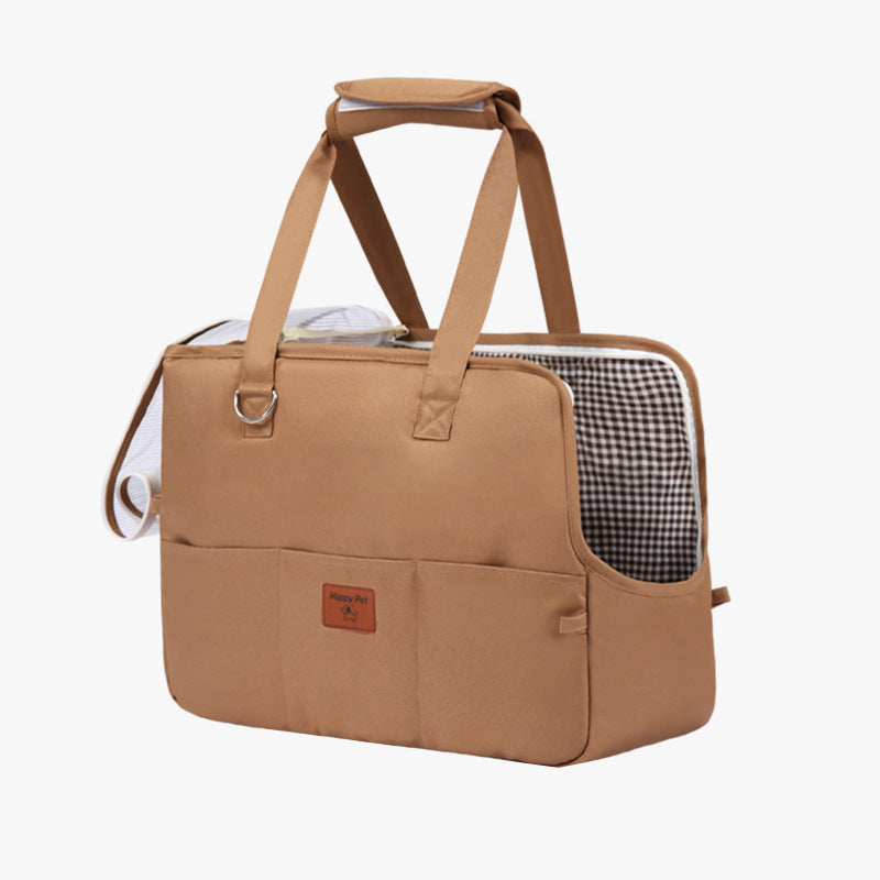Breathable Hands-Free Pet Sling Carrier – Adjustable Crossbody Bag for Small Dogs & Puppies