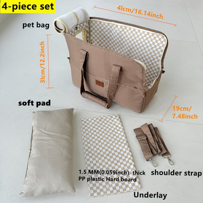 Breathable Hands-Free Pet Sling Carrier – Adjustable Crossbody Bag for Small Dogs & Puppies