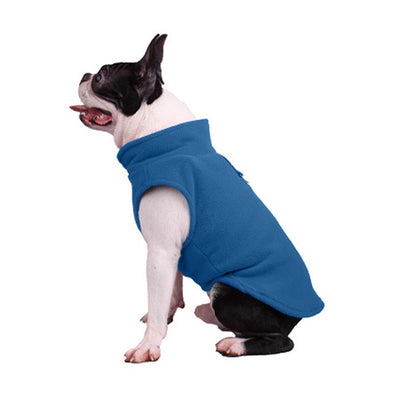 Fleece Dog Coat with Leash D-Ring