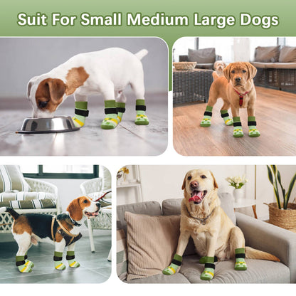 3 Pair Warm Dog Socks