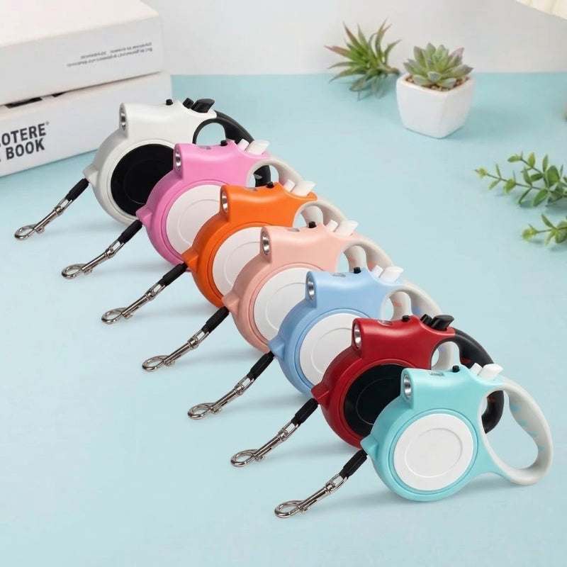 Retractable Dog Leash with Built‑in LED Light