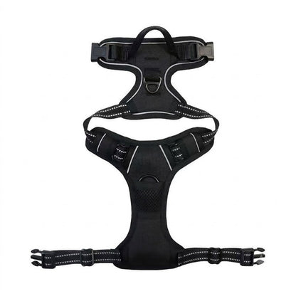 Reflective No‑Pull Dog Harness Combo with 1 Pet Leash