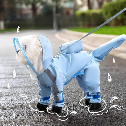 Full‑Coverage 4‑Leg Dog Raincoat